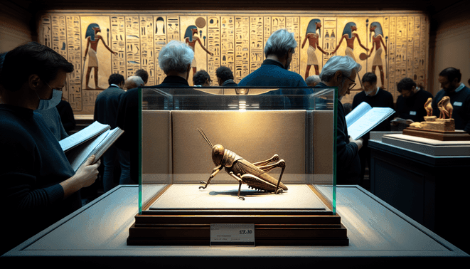Tutankamon'un Mezarından Olduğu İddia Edilen Eser Londra'da Satışa Sunuldu