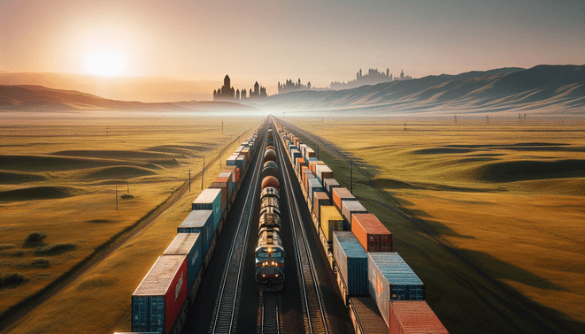 Bakü-Tiflis-Kars Demir Yolu Hattında Yük Taşımacılığı Rekor Kırıyor