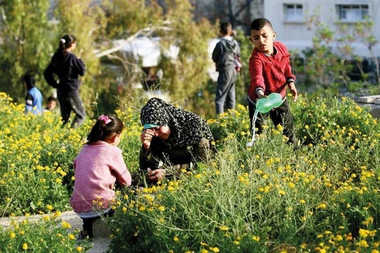 israilin saldirilari altinda filistinlilere bayram aciyla doldu 1 NNptvfa4