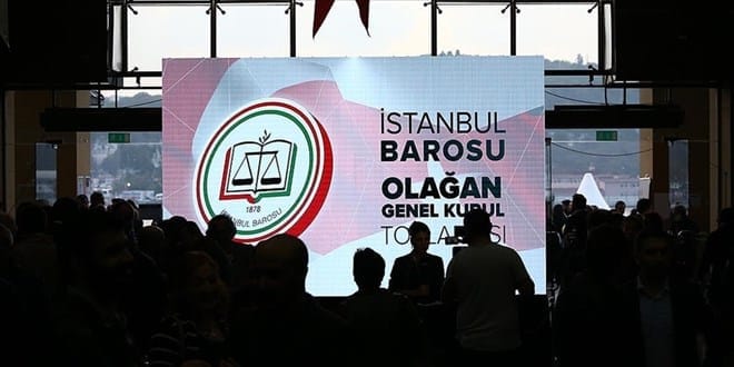 istanbul barosunun baskan ve yonetimin gorevine son verildi QfUqJApe