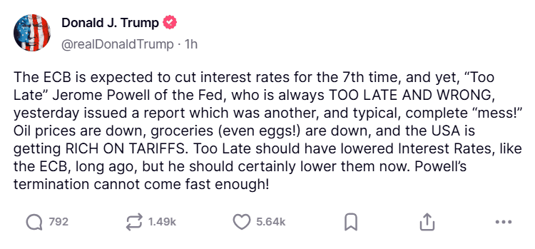 trumpin powella faiz ofkesi gecmek bilmiyor 0