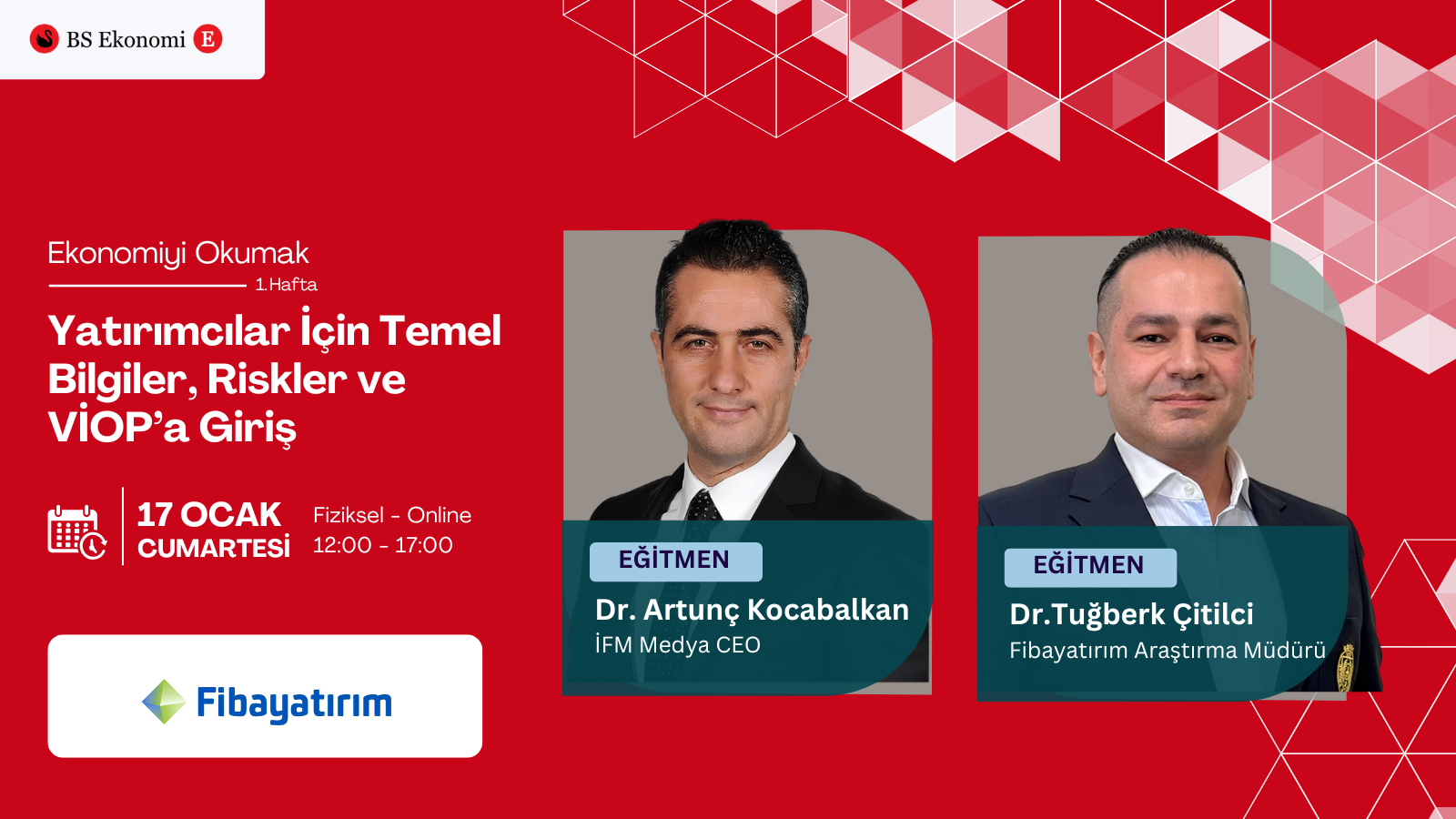 Ekonomiyi Okumak 1. hafta Twitter Gonderisi