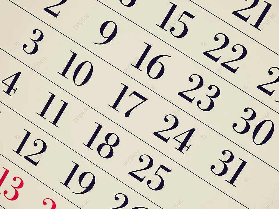 pngtree vintage retro look calendar with close macro detail photo photo image 70110356