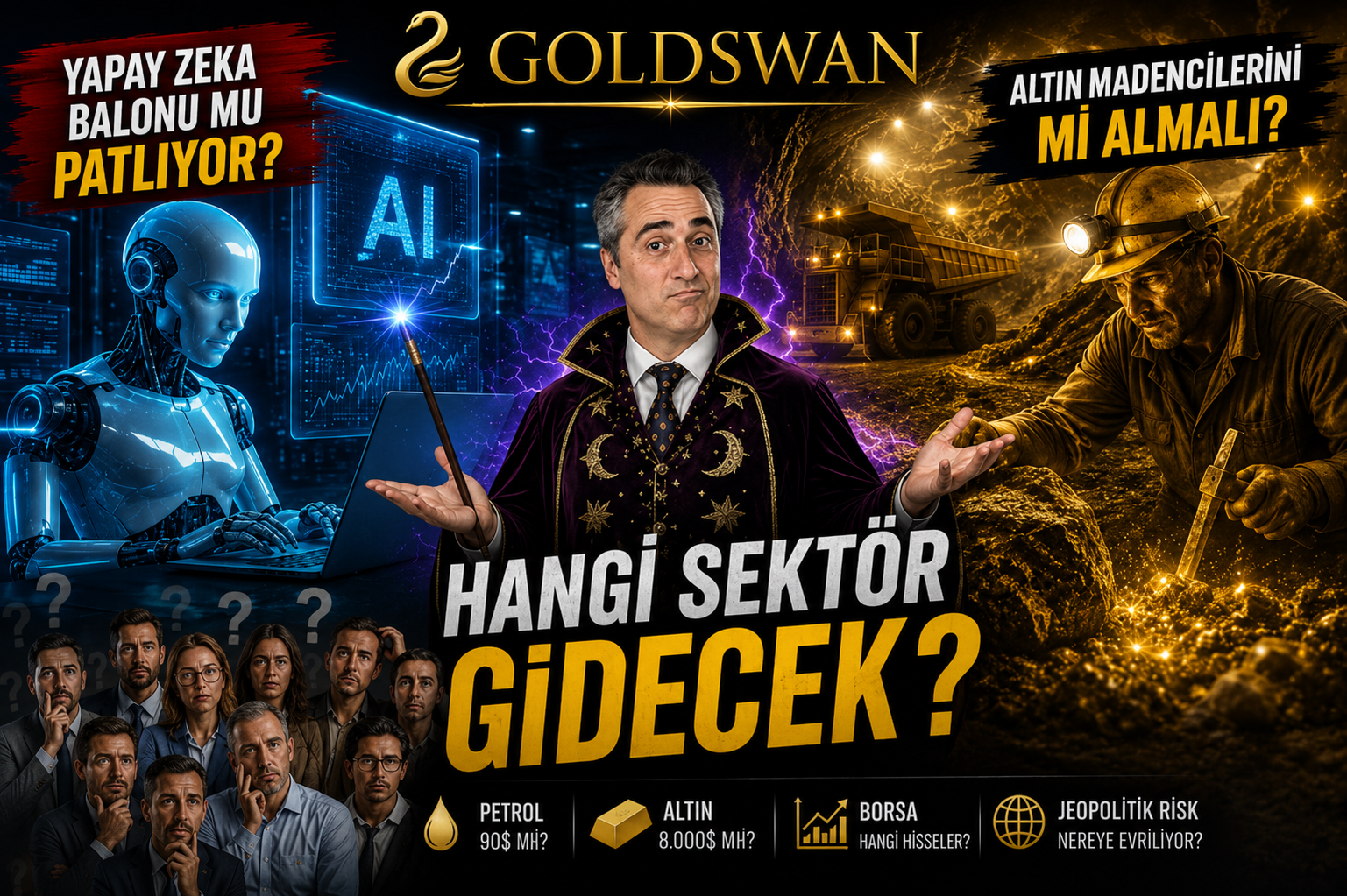 Yapay Zeka Balonu Mu Patlıyor? Altın Madencileri Tarihi Fırsat mı? Petrol, ECB ve PPK Öncesi Kritik Haftaya Dikkat